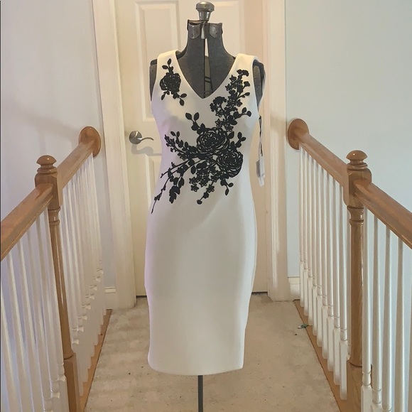 calvin klein beaded dress